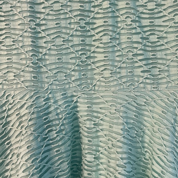 Light Green Fit and Flare Dress - Picture 3 of 6